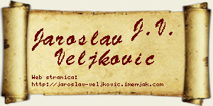 Jaroslav Veljković vizit kartica